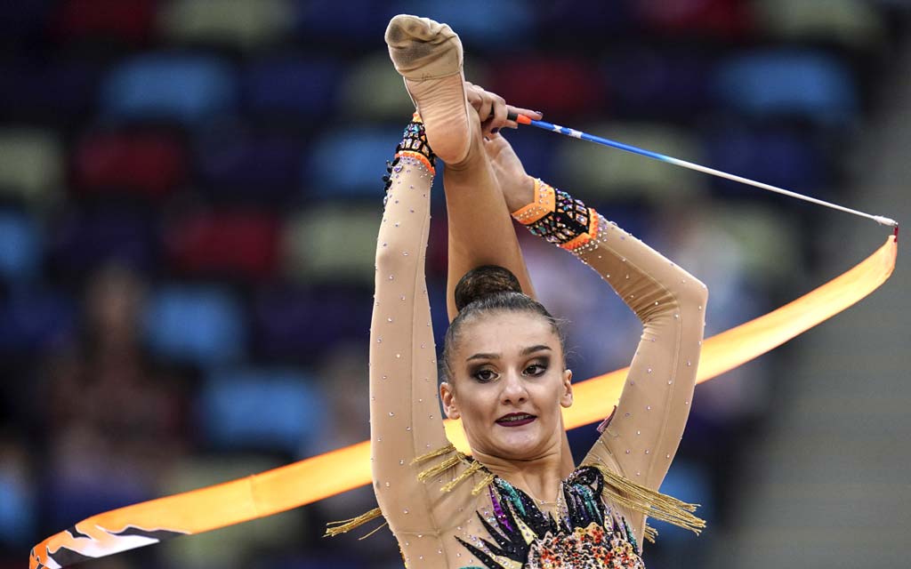 Две медали завоевали белорусские грации на ЧЕ по художественной гимнастике в Киеве
