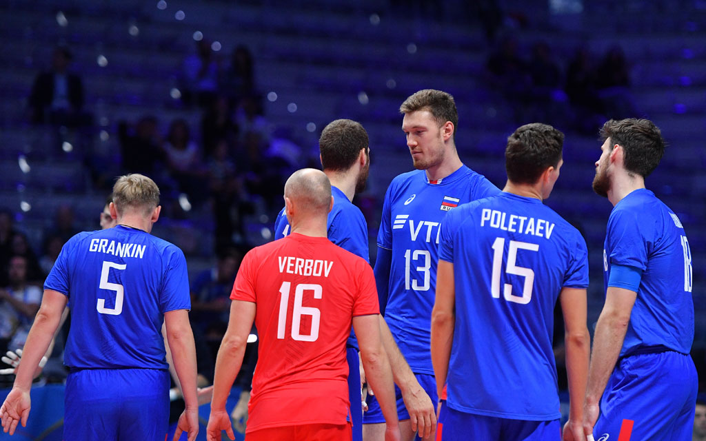 Мужская сборная России занимает пятое место в рейтинге FIVB