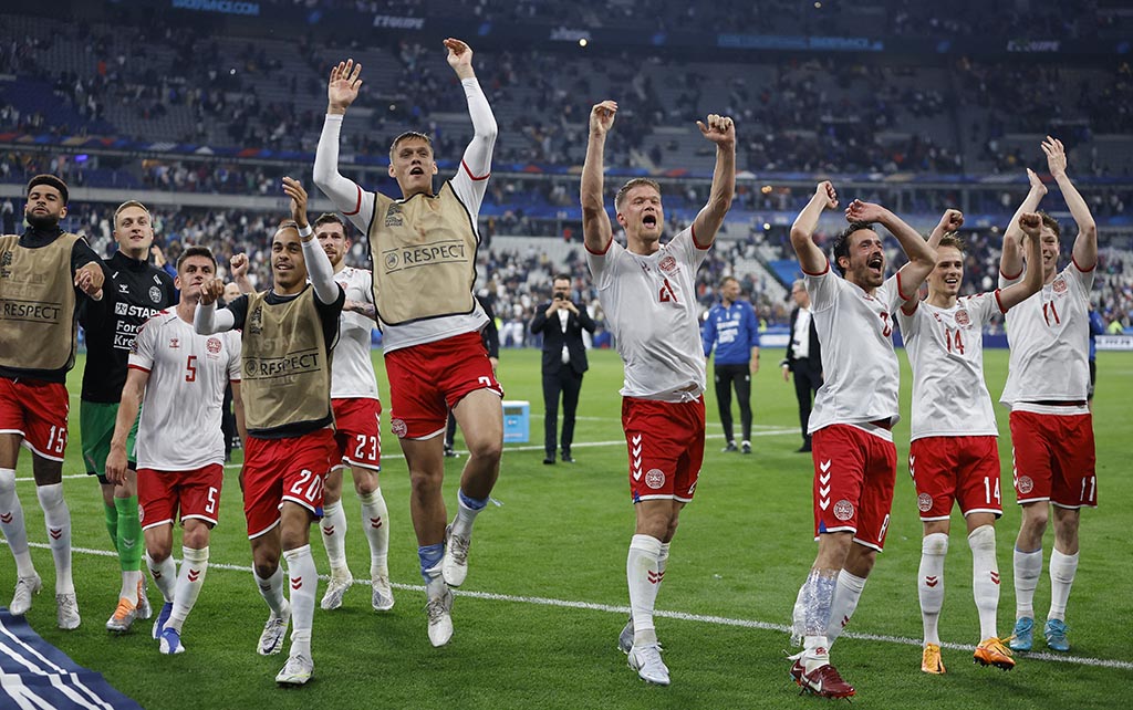 Сборная Дании победила команду Франции в матче футбольной Лиги наций