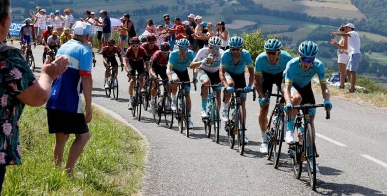 Капитан «Астаны» поднялся на 15-е место общего зачета по итогам 11-го этапа «Тур де Франс»