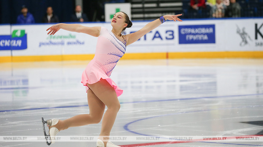 Белорусская фигуристка Александра Чепелева занимает 15-е место после короткой программы на турнире Ice Star в Минске