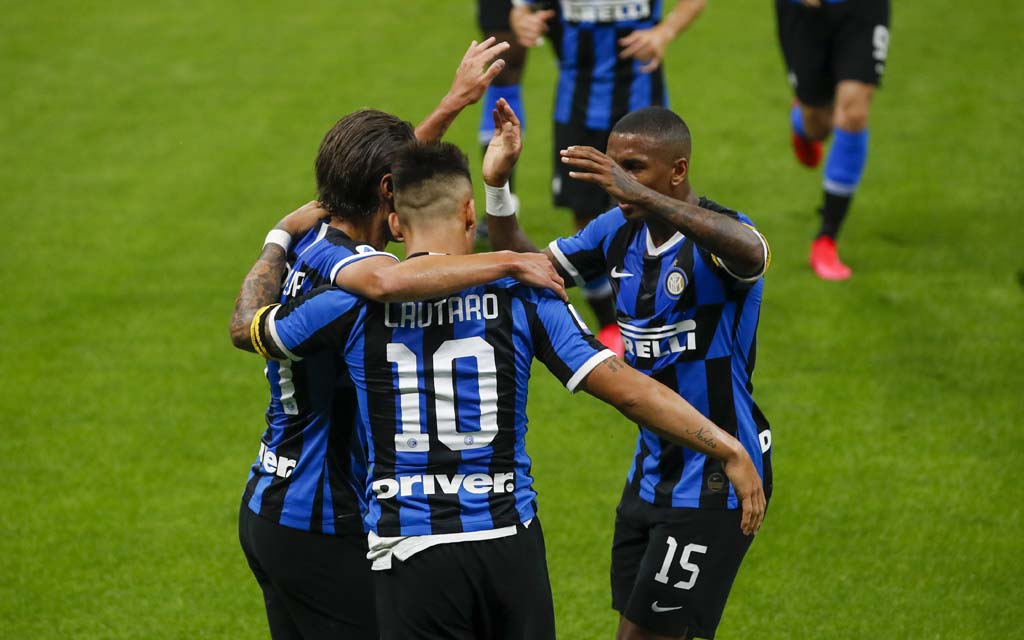 «Интер» и «Верона» сыграли вничью в матче чемпионата Италии по футболу