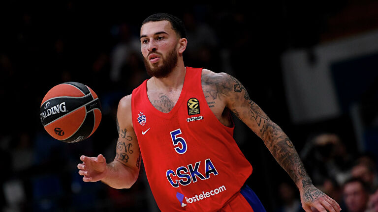 Баскетболист ЦСКА Майк Джеймс признан MVP 8-го тура Евролиги