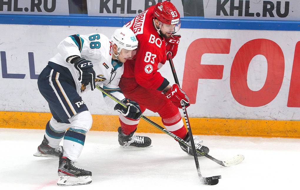 «Спартак» победил «Сочи» и позднее во вторник может обеспечить себе место в плей-офф КХЛ