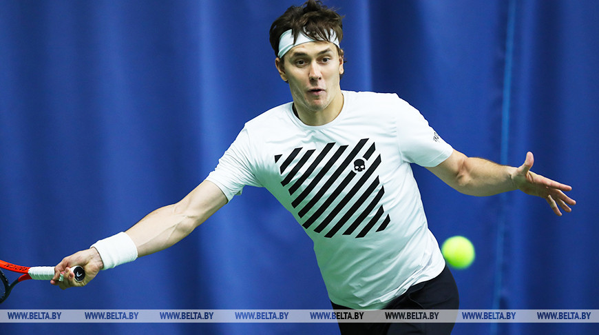 Белорусский теннисист Егор Герасимов проиграл на турнире в Роттердаме