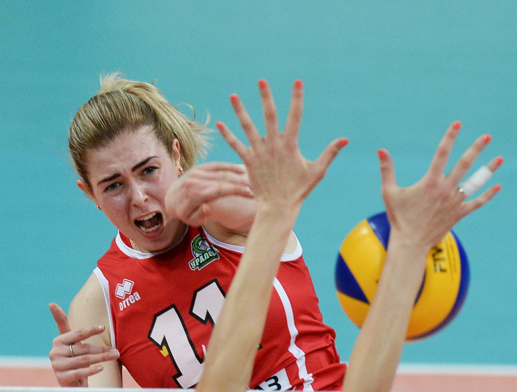 Белоруска Анна Климец в числе лидеров по статистике второго тура волейбольной суперлиги