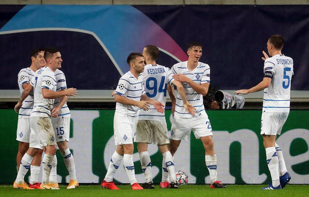 Киевское «Динамо» победило «Гент» в первом матче квалификационного раунда плей-офф ЛЧ