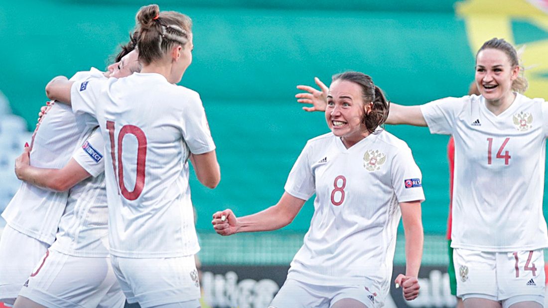 Женская сборная России победила Португалию в 1-м стыковом матче Евро-2021