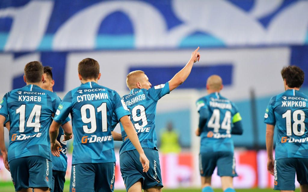 «Зенит» разгромил «Томь» и вышел в четвертьфинал Олимп — Кубка России по футболу