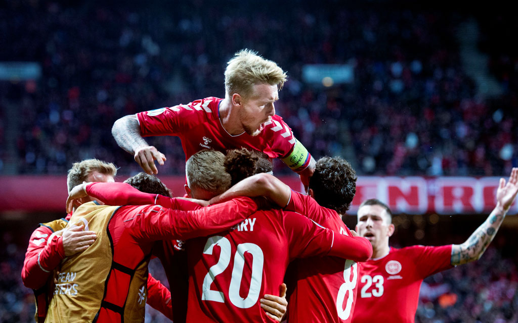 Футболисты сборной Дании обыграли швейцарцев в отборочном матче ЕВРО-2020