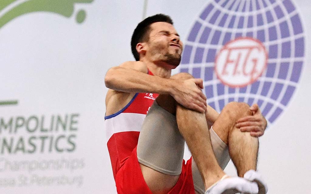 Заломин победил на чемпионате России по прыжкам на батуте
