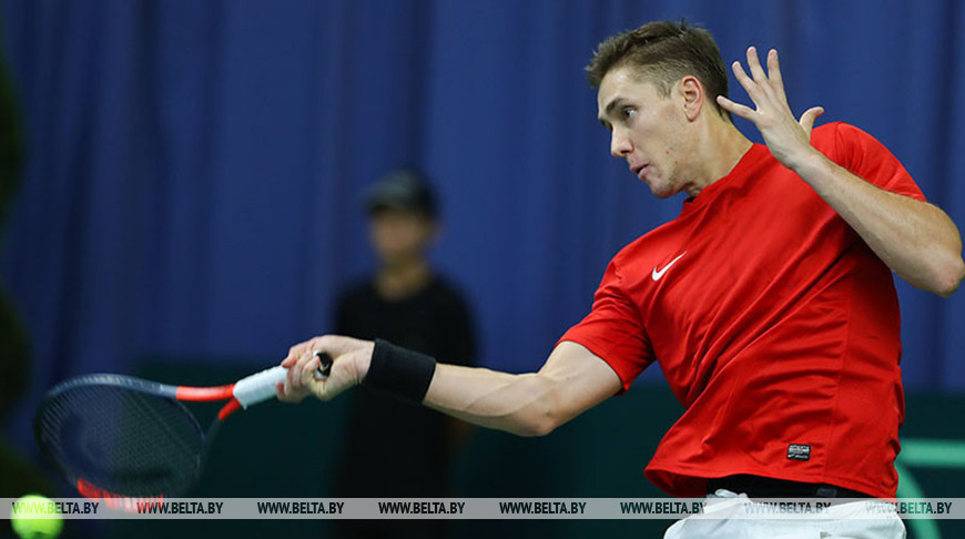 Белорусский теннисист Егор Герасимов пробился в 1/8 финала турнира в Софии