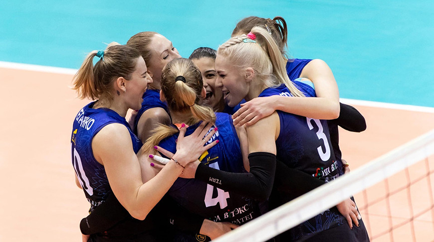 Волейболистки «Минчанки» выиграли первый матч финальной серии чемпионата Беларуси