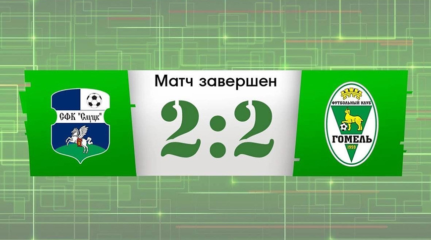 Футболисты «Гомеля» не удержали победу над «Слуцком» в матче чемпионата Беларуси