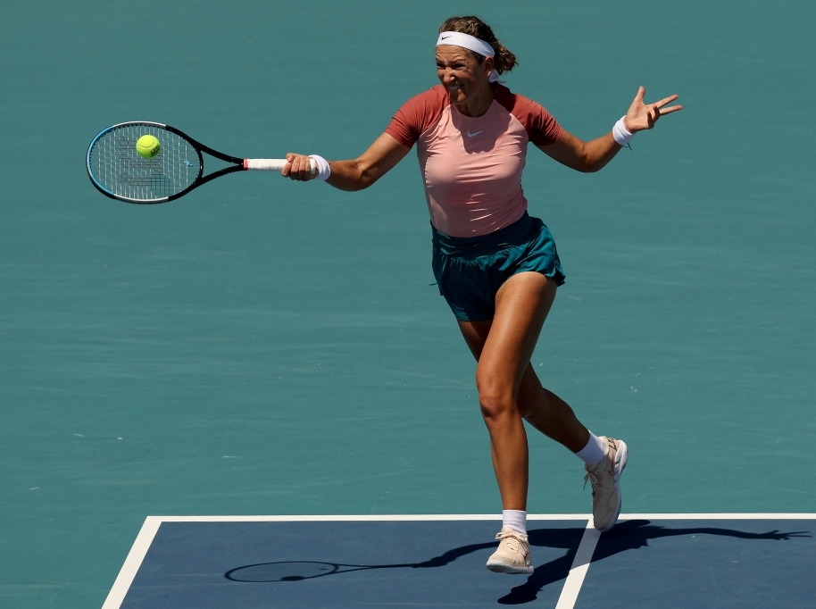 Белорусская теннисистка Виктория Азаренко завершила выступление на турнире в Майами
