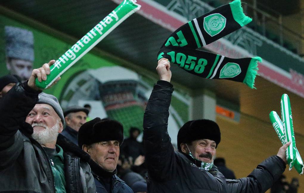 «Ахмат» обыграл «Уфу» и вышел в полуфинал Кубка России по футболу