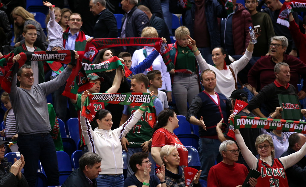 Баскетболисты «Локомотива-Кубани» проиграли «Ритасу» в матче Еврокубка