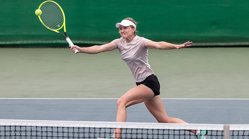 Александра Саснович вышла в четвертьфинал чемпионата Беларуси по теннису