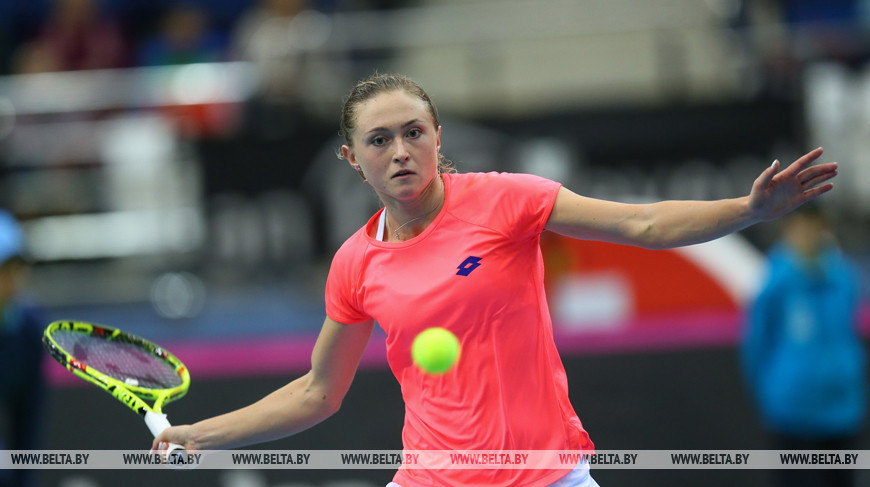 Белоруска Александра Саснович пробилась в ¼ финала теннисного турнира в Кливленде