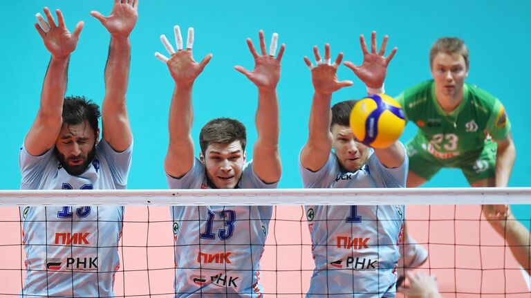 Московское «Динамо» выиграло чемпионат России по волейболу