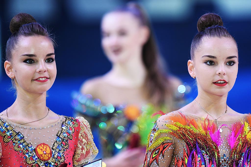 Сестры Аверины завоевали девять медалей на Чемпионате Европы по художественной гимнастике в Болгарии