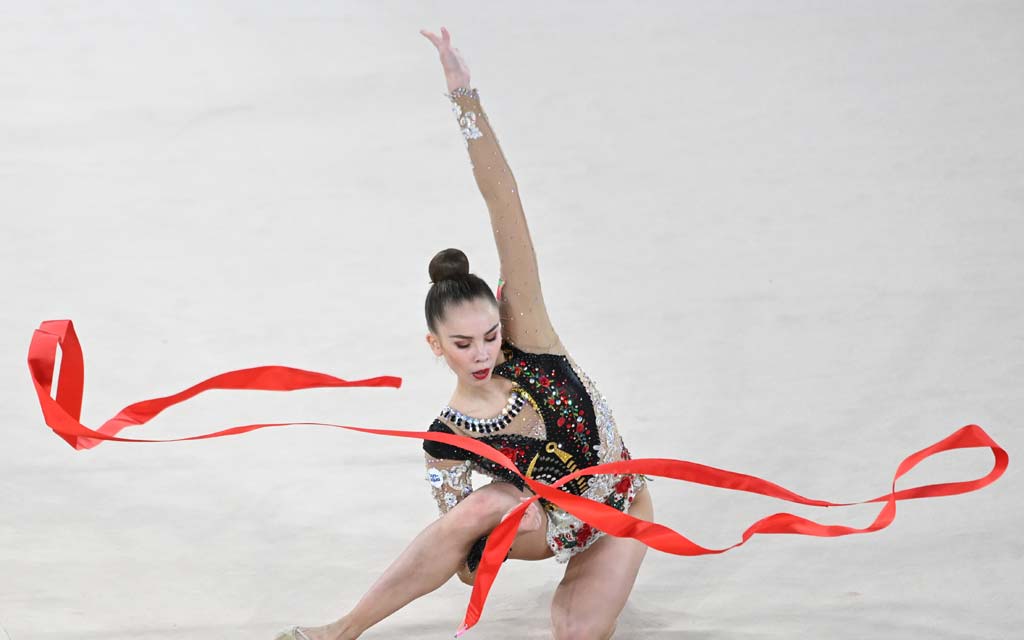 Анастасия Салос заняла 5-е место на ЧЕ по художественной гимнастике в Болгарии