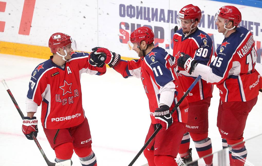 ЦСКА во второй раз в сезоне обыграл московское «Динамо» в КХЛ