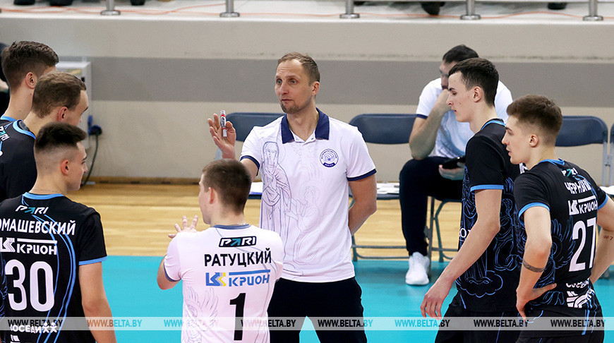 Волейболисты минского «Строителя» проиграли в матче чемпионата России