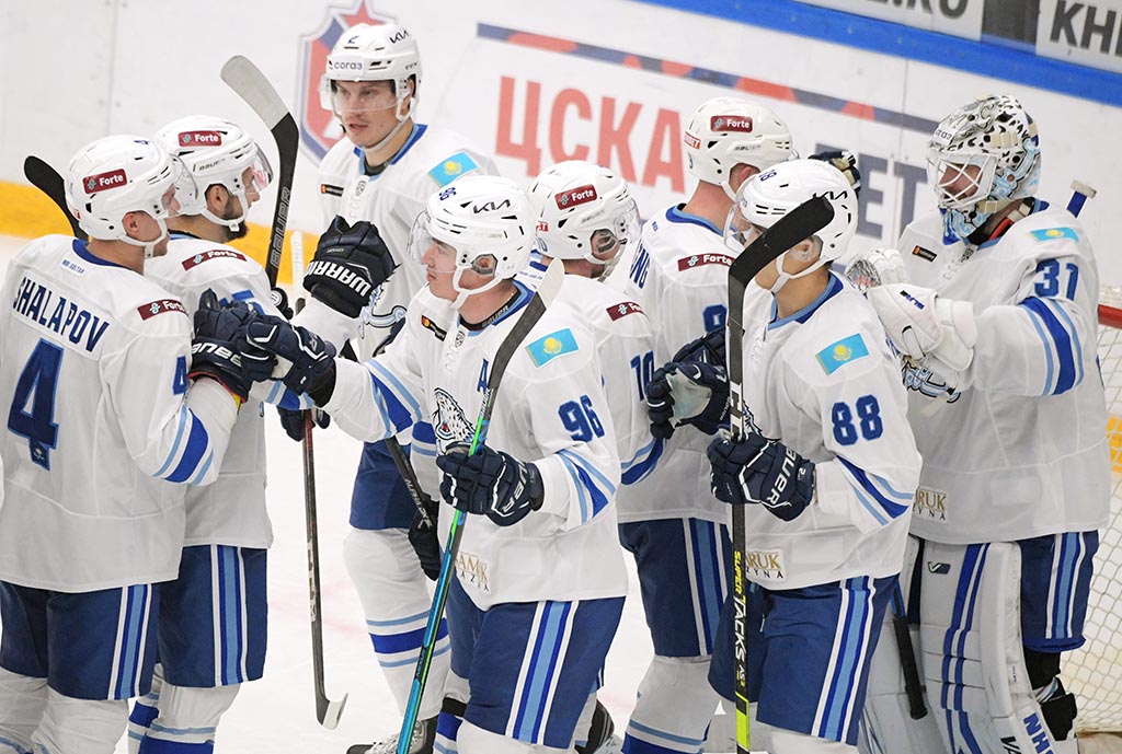 «Барыс» прервал серию из четырех поражений в матчах КХЛ, обыграв «Адмирал»