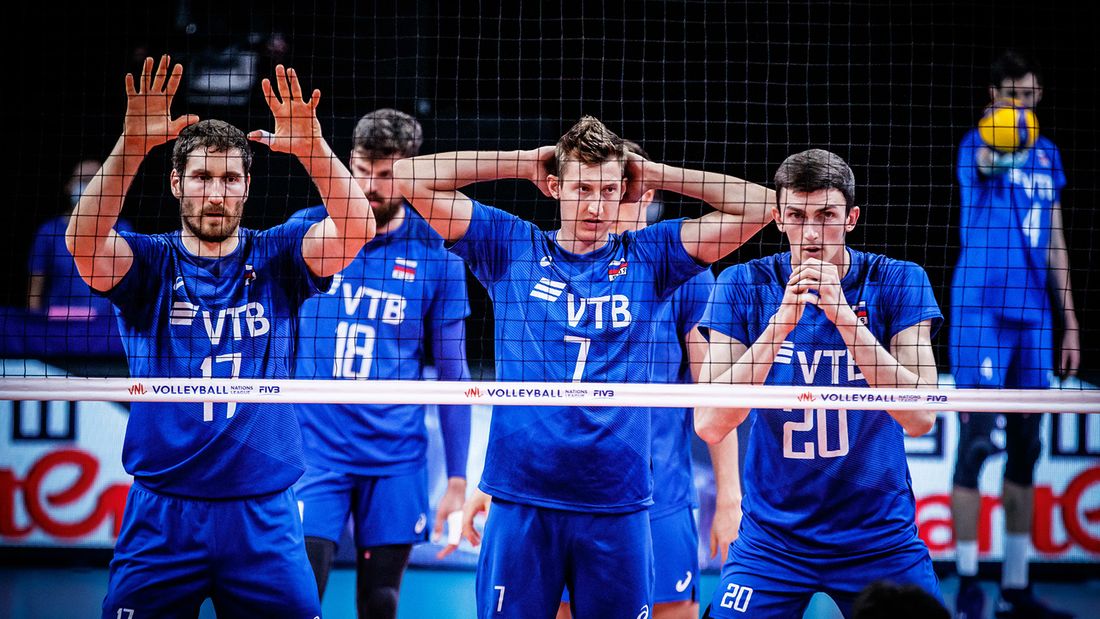 Волейболисты сборной России обыграли Италию в Лиге наций