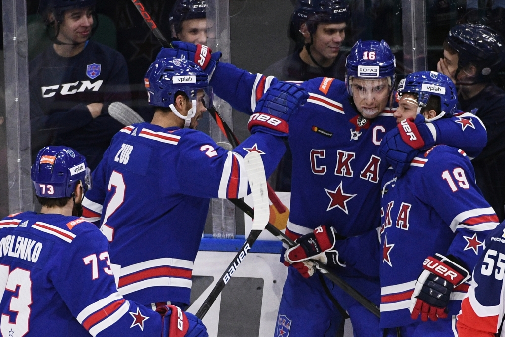 СКА победил «Барыс» и гарантировал себе участие в плей-офф КХЛ