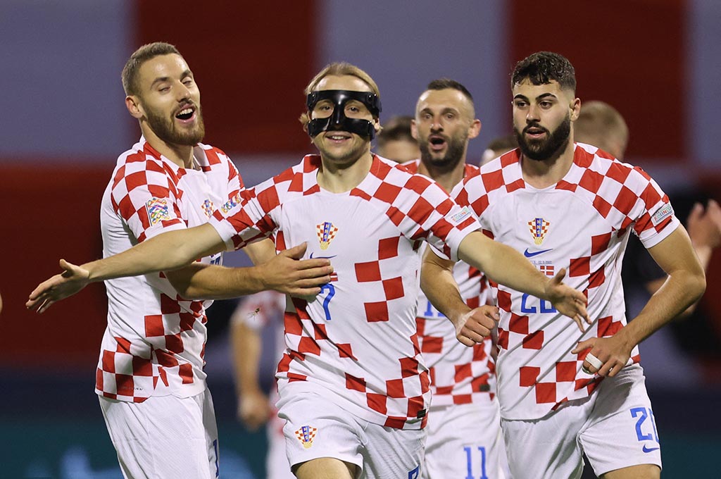 Сборная Хорватии обыграла команду Дании в матче группового этапа Лиги наций по футболу