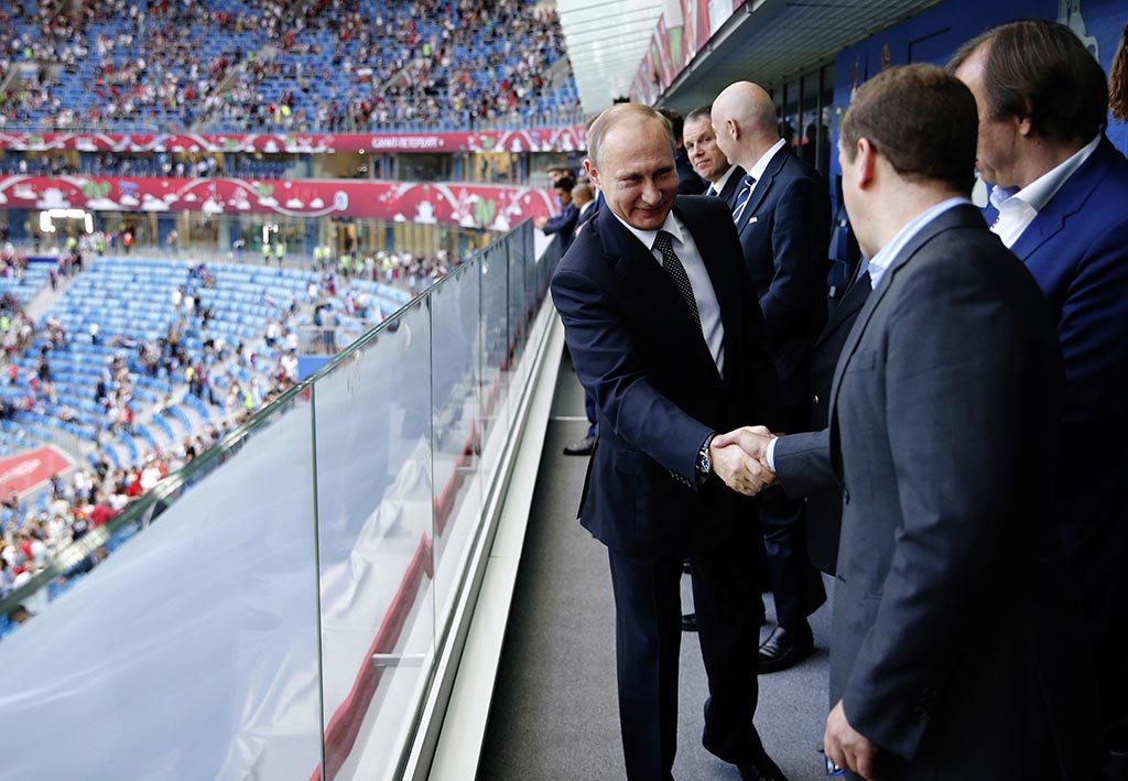 Путин не приедет на матч Россия — Бельгия на Евро