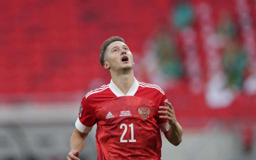 Антон Миранчук тренировался в общей группе накануне матча с «Зальцбургом»