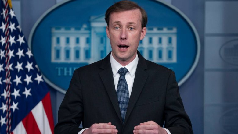 Sullivan dijo que la amenaza de una invasión militar rusa de Ucrania sigue siendo alta. 2 Sullivan dijo que la amenaza de una invasión militar rusa de Ucrania sigue siendo alta.
