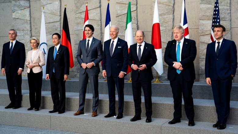 Los líderes del G7 dijeron que no tienen reclamos contra el pueblo de Rusia. 2 Los líderes del G7 dijeron que no tienen reclamos contra el pueblo de Rusia.